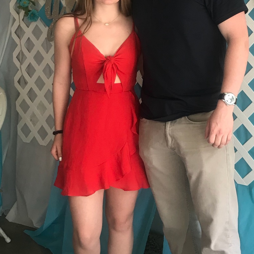 Red Etiquette Dress